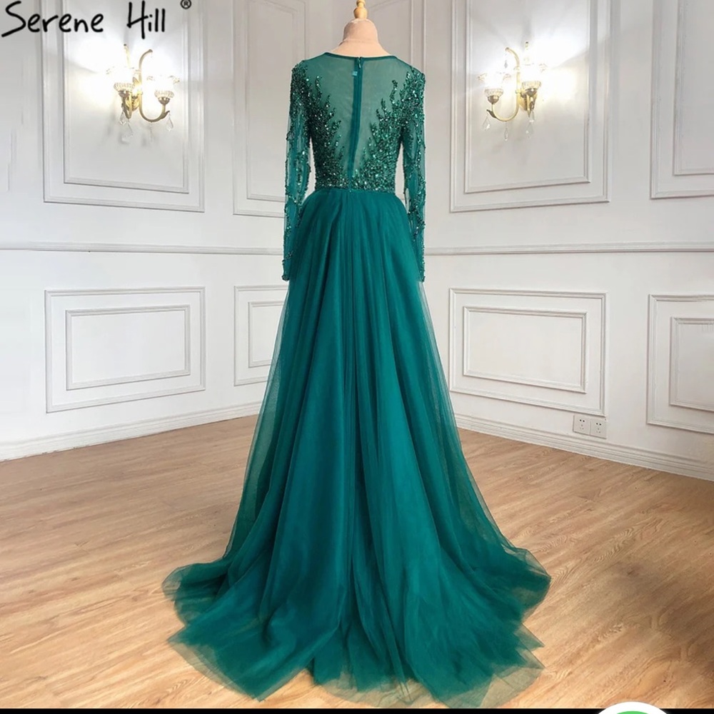 Serene Hill- Beaded Evening Gown - Picture 6 of 7